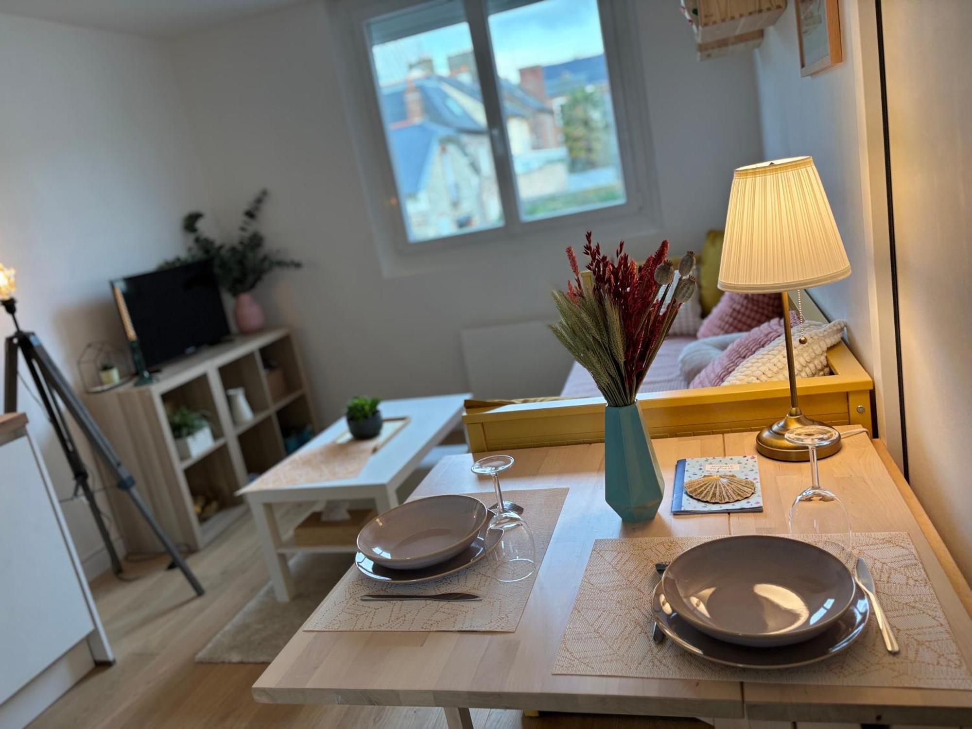 Apartment T2 Au Calme - 5 Min A Pied De La Gare Et 10min A Pied Du Centre Historique - Stationnement Rennes